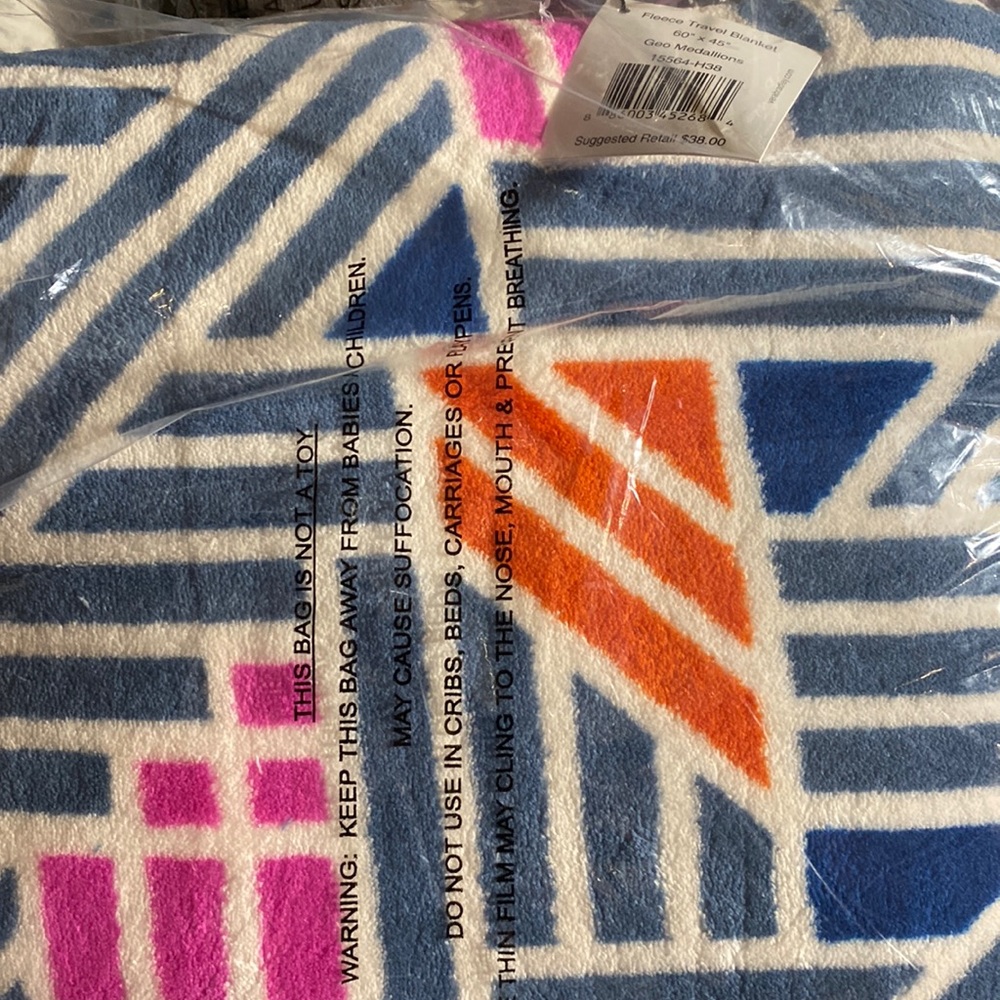 Vera Bradley travel blanket
